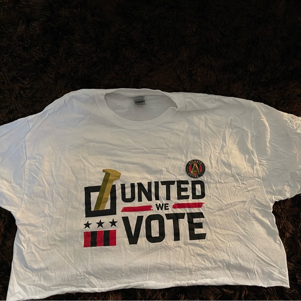 Atlanta United United We Vote cropped tshirt